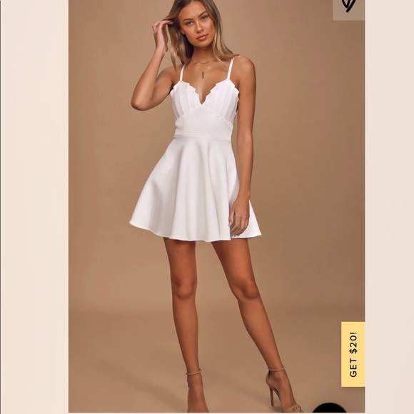 Lulu’s White Dress - Picture 1 of 7